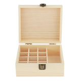Max 12 Grids Handmade Natural Essential Oil Display Storage Box Carrying Case