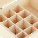 Max 12 Grids Handmade Natural Essential Oil Display Storage Box Carrying Case