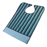 Max Reusable PVC Eating Bib Dining Clothing Protector for Elderly Adults Green