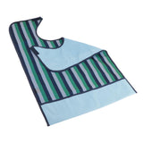 Max Reusable PVC Eating Bib Dining Clothing Protector for Elderly Adults Green