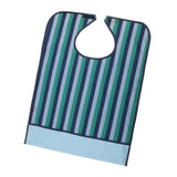 Max Reusable PVC Eating Bib Dining Clothing Protector for Elderly Adults Green
