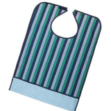 Max Reusable PVC Eating Bib Dining Clothing Protector for Elderly Adults Green