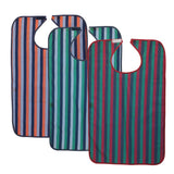 Max Reusable PVC Eating Bib Dining Clothing Protector for Elderly Patient Orange