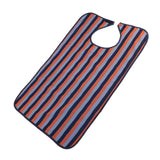 Max Reusable PVC Eating Bib Dining Clothing Protector for Elderly Patient Orange