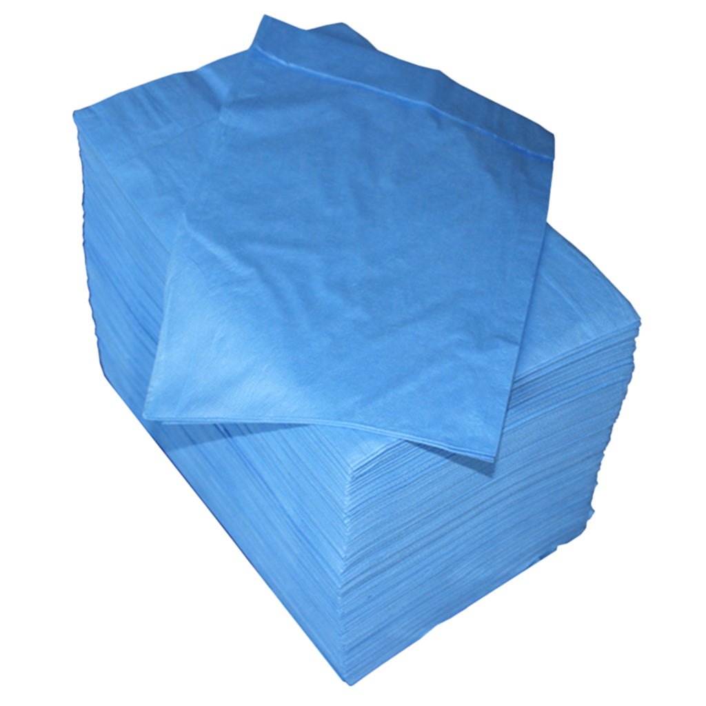 100 Pcs Non-woven Disposable Massage Table Sheet Bed Cover 80x180cm Blue