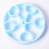 Max 3Pcs Silicone Hand Finger Grip Ring Muscle Power Training Exercise Blue 40LB