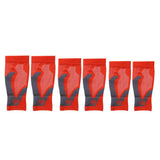 Max 1 Pair Sports  Running Calf Compression Sleeves Leg Guard Wrap Orange S