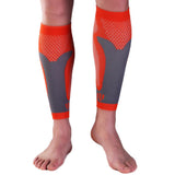 Max 1 Pair Sports  Running Calf Compression Sleeves Leg Guard Wrap Orange S