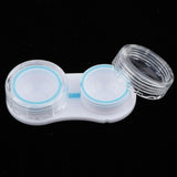 Max 5Pcs Portable Contact Lens Soaking Case Container Holder Storage Box Blue