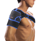 Max Protective Shoulder Support Brace Stability Sports Strap Band for Left/Right