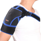 Max Protective Shoulder Support Brace Stability Sports Strap Band for Left/Right
