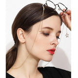 Max 2pcs Eyeglass Chains Cords Holder Strap Sunglasses Lanyards Eyewear Retainer Golden