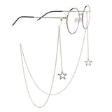 Max 2pcs Eyeglass Chains Cords Holder Strap Sunglasses Lanyards Eyewear Retainer Golden