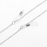 Max 2pcs Eyeglass Chains Cords Holder Strap Sunglasses Lanyards Eyewear Retainer Silver