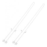 Max 2pcs Eyeglass Chains Cords Holder Strap Sunglasses Lanyards Eyewear Retainer Silver