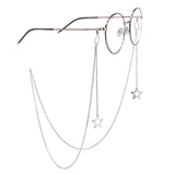 Max 2pcs Eyeglass Chains Cords Holder Strap Sunglasses Lanyards Eyewear Retainer Silver