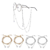 Max Beaded Eyeglass Chains Eyewear Sunglasses Holder Strap Cords Lanyards 90cm Golden