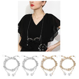 Max Beaded Eyeglass Chains Eyewear Sunglasses Holder Strap Cords Lanyards 90cm Golden