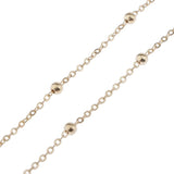 Max Beaded Eyeglass Chains Eyewear Sunglasses Holder Strap Cords Lanyards 90cm Golden