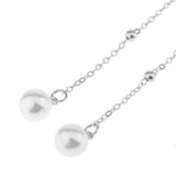 Max Beaded Eyeglass Chains Eyewear Sunglasses Holder Strap Cords Lanyards 90cm Silver
