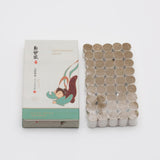 Max 45pcs Female Traditional Moxibustion Rolls Stick Burner Moxibustion Column