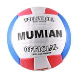 Max Official Size 5 Volleyball Training Racing Competition Game Soft Ball White