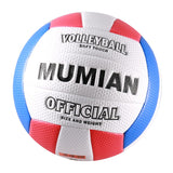 Max Official Size 5 Volleyball Training Racing Competition Game Soft Ball White