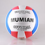 Max Official Size 5 Volleyball Training Racing Competition Game Soft Ball White