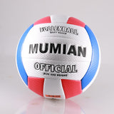 Max Official Size 5 Volleyball Training Racing Competition Game Soft Ball White