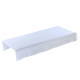 Max Beauty Massage SPA Treatment Soft Stripe Bed Table Cover Sheet White
