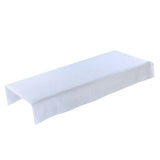 Max Beauty Massage SPA Treatment Soft Stripe Bed Table Cover Sheet White