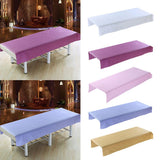 Max Beauty Massage SPA Treatment Soft Stripe Bed Table Cover Sheet White