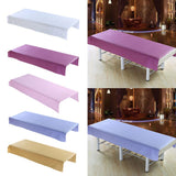 Max Beauty Massage SPA Treatment Soft Stripe Bed Table Cover Sheet White