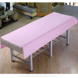 Max Beauty Massage SPA Treatment Soft Stripe Bed Table Cover Sheet Pink