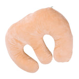 Max Maxb Soft Chest Pillow Pad SPA Massage Cushion Pad for Beauty Salon Relax Brown