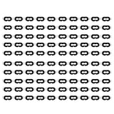 Max 100 Pcs/Pack Disposable Face Cover Mask for Oculus Rift CV1/Htcvive Black