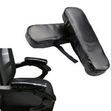 1 Pair PU Leather Wheelchair Armrest Cushion Pad Office Chair Elbow Support