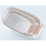 Maxbell Plastic Storage Basket Organizer Box for Sundries Underwear Toy Cosmetics  S