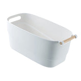 Maxbell Plastic Storage Basket Organizer Box for Sundries Underwear Toy Cosmetics  S