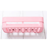 Max Bathroom Shelf Shower Shampoo Holder Kitchen Storage Rack Organizer Pink