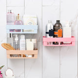 Max Bathroom Shelf Shower Shampoo Holder Kitchen Storage Rack Organizer Khaki