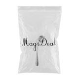 Max Stainless Steel Left/Right Angled Spoon Curved Utensils Soup Spoon Left