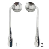Max Stainless Steel Left/Right Angled Spoon Curved Utensils Soup Spoon Left