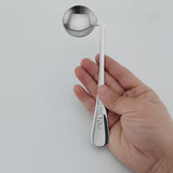 Max Stainless Steel Left/Right Angled Spoon Curved Utensils Soup Spoon Left