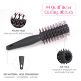 Max Women Men Nylon Needle Anti-static Massage Hair Straight Curly Hair Comb 04