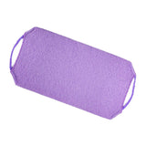 Long Shower Back Scrubber Strap Bath Body Exfoliating Cleaning Towel Purple