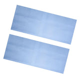 2 Pieces Stretchable Nylon Exfoliating Bath & Shower Cloth Towels Blue