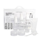 Max 6Pcs/Set Travel Toiletry Bottles Cosmetic Makeup Liquid Container Clear