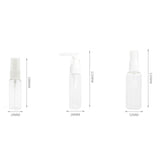 Max 6Pcs/Set Travel Toiletry Bottles Cosmetic Makeup Liquid Container Clear
