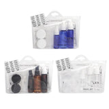 Max 6Pcs/Set Travel Toiletry Bottles Cosmetic Makeup Liquid Container Clear